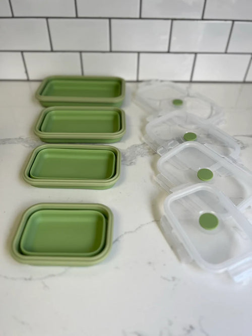 Foldable Silicone Food Storage Containers